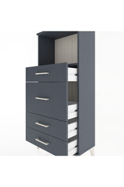Hyperion Dolap Tek Raflı 4 Çekmeceli 60x44x134 - S50M016V5B