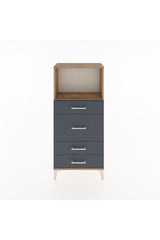 Hyperion Dolap Tek Raflı 4 Çekmeceli 60x44x134