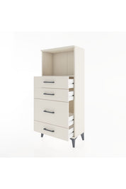 Hyperion Dolap Tek Raflı 4 Çekmeceli 60x44x134 - S50M017V1B