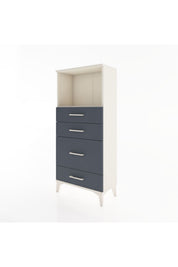 Hyperion Dolap Tek Raflı 4 Çekmeceli 60x44x134 - S50M017V2B