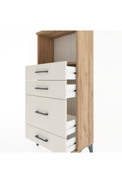 Hyperion Dolap Tek Raflı 4 Çekmeceli 60x44x134 - S50M017V7B