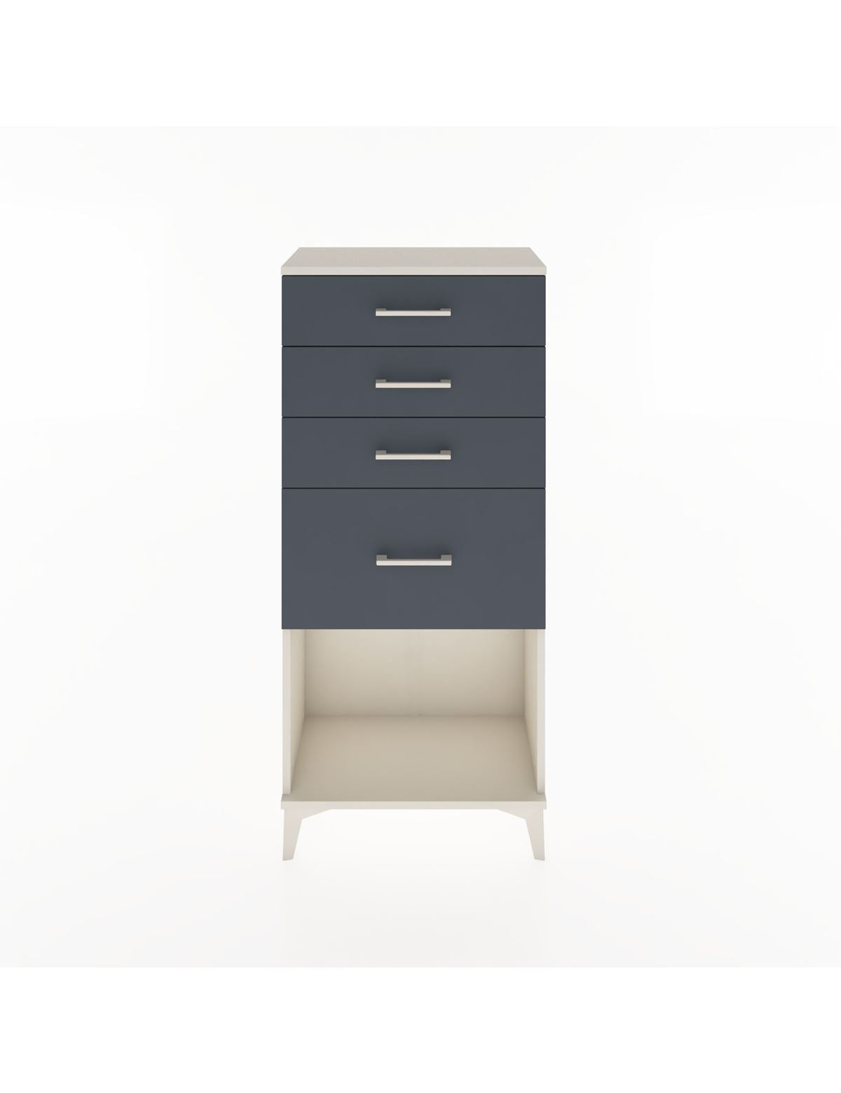 Hyperion Dolap 4 Çekmeceli 60x44x134 Aytaşı-Antrasit