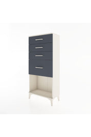 Hyperion Dolap 4 Çekmeceli 60x44x134 Aytaşı-Antrasit