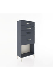 Hyperion Dolap 4 Çekmeceli 60x44x134 Antrasit-Antrasit