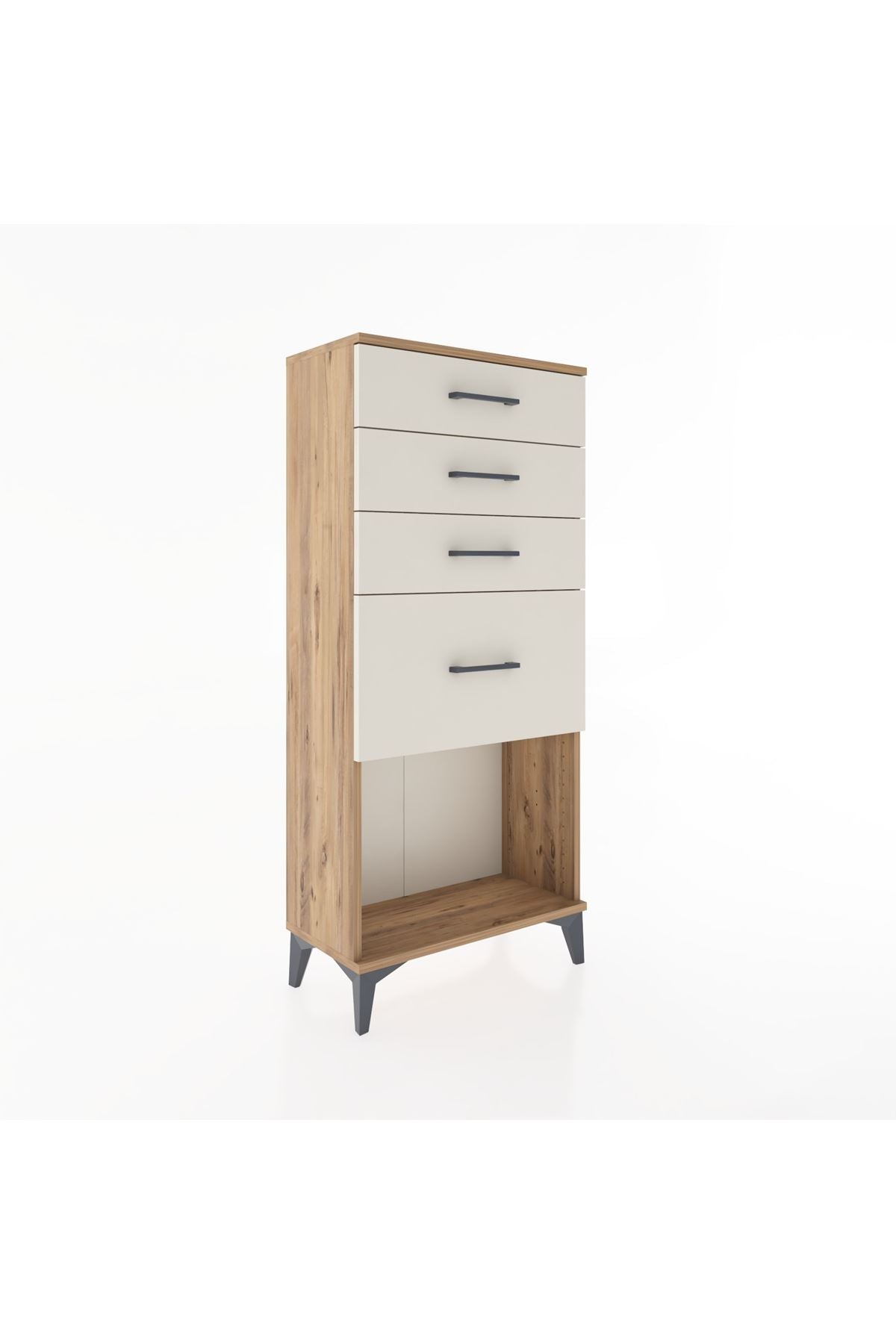Hyperion Dolap 4 Çekmeceli 60x44x134 Çam-Aytaşı