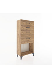 Hyperion Dolap 4 Çekmeceli 60x44x134 Çam-Çam