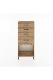 Hyperion Dolap 4 Çekmeceli 60x44x134 Çam-Çam