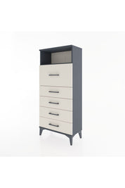 Hyperion Dolap Tek Raflı 5 Çekmeceli 60x44x134 - S50M019V4B