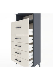 Hyperion Dolap Tek Raflı 5 Çekmeceli 60x44x134 - S50M019V4B