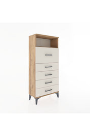 Hyperion Dolap Tek Raflı 5 Çekmeceli 60x44x134 - S50M019V7B