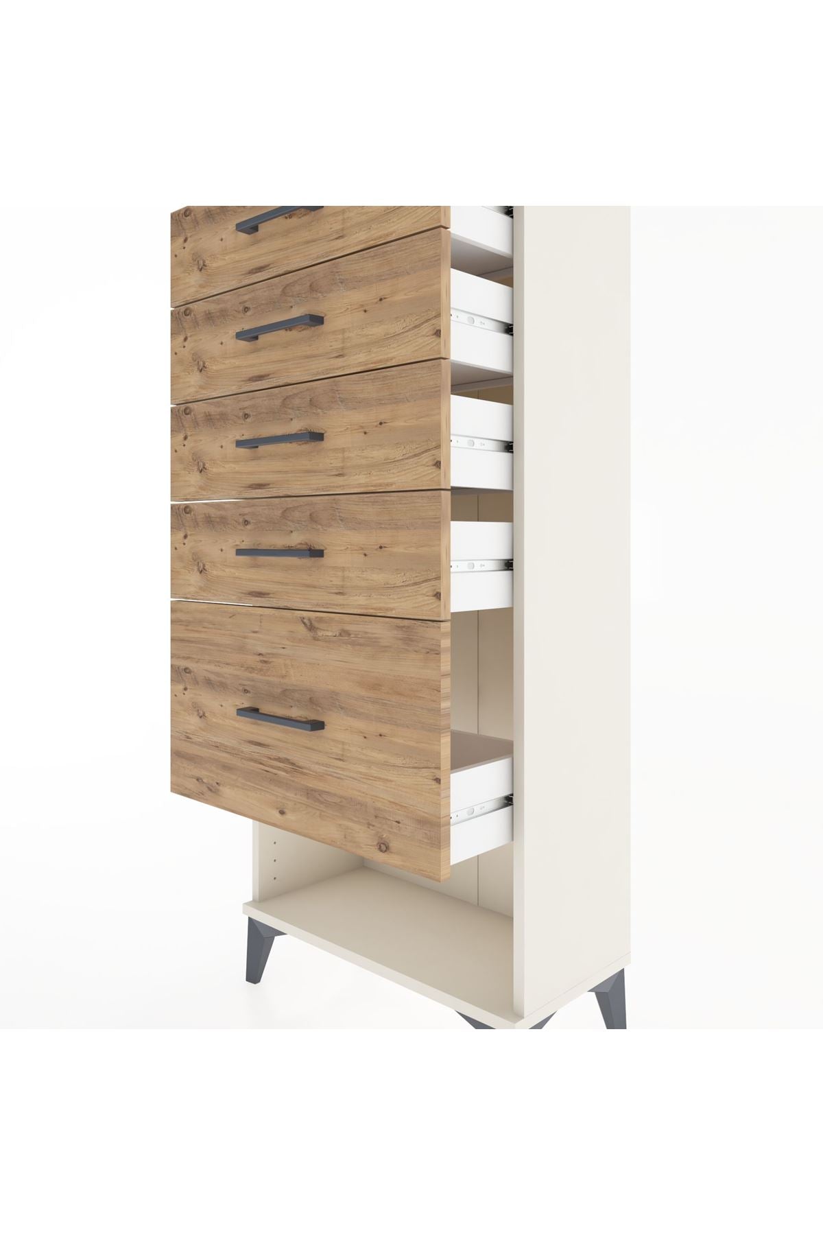 Hyperion Dolap 5 Çekmeceli 60x44x134 Aytaşı-Çam