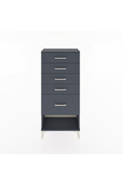 Hyperion Dolap 5 Çekmeceli 60x44x134 Antrasit-Antrasit