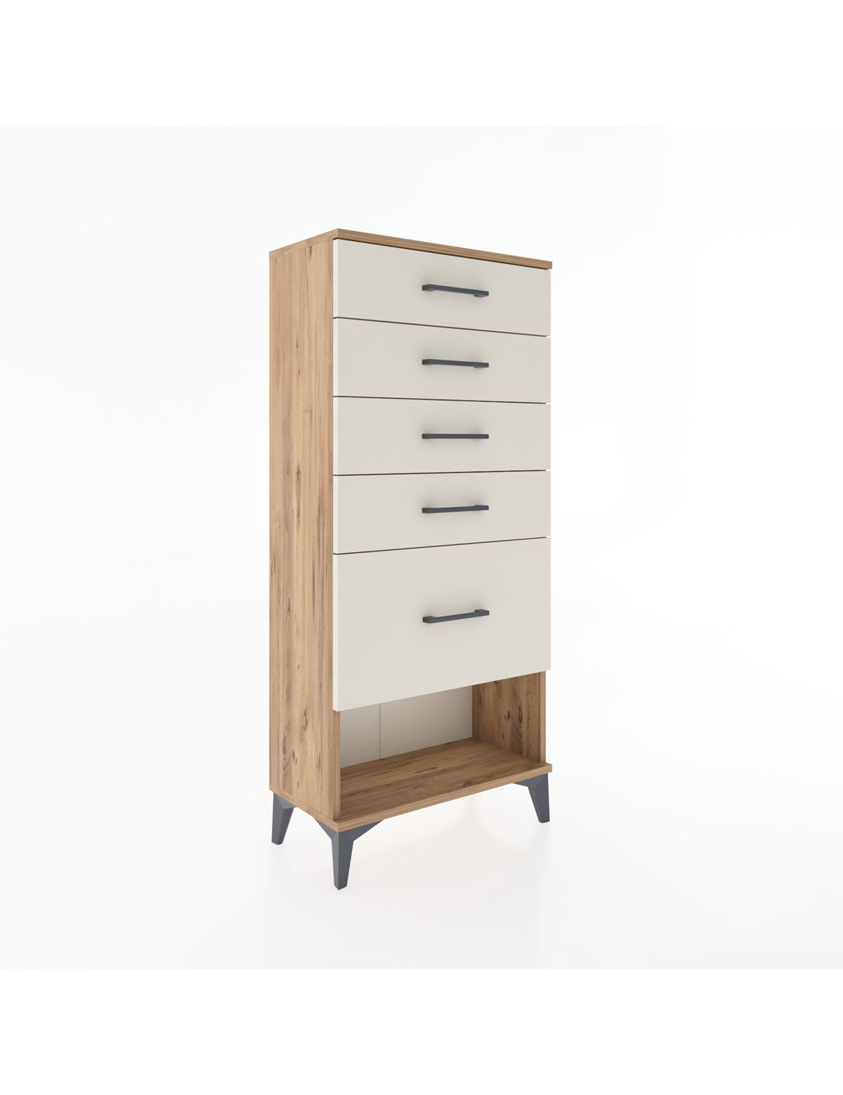 Hyperion Dolap 5 Çekmeceli 60x44x134 Çam-Aytaşı