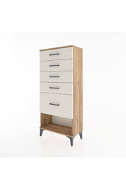 Hyperion Dolap 5 Çekmeceli 60x44x134 Çam-Aytaşı