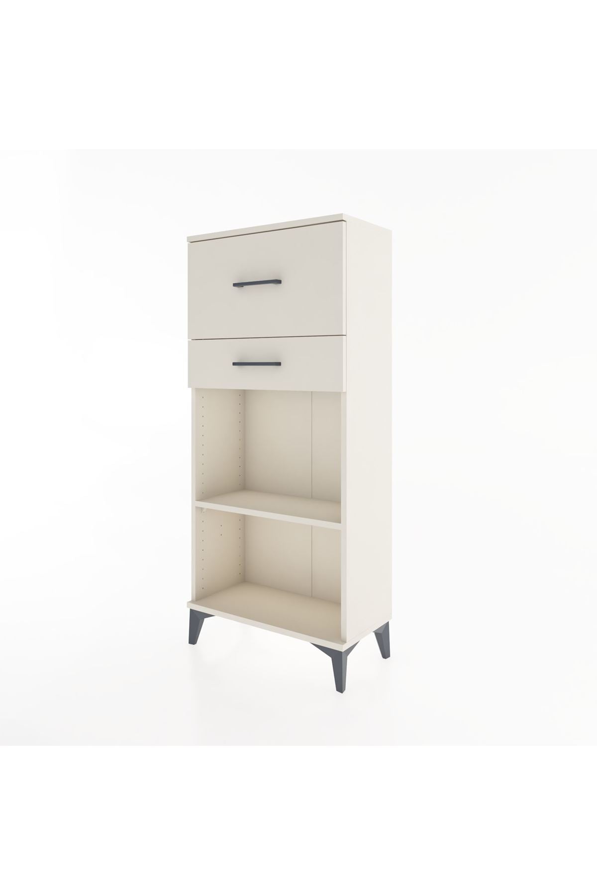 Hyperion Dolap Tek Raflı 2 Çekmeceli 60x44x134 - S50M022V1B