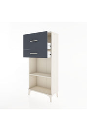 Hyperion Dolap Tek Raflı 2 Çekmeceli 60x44x134 - S50M022V2B