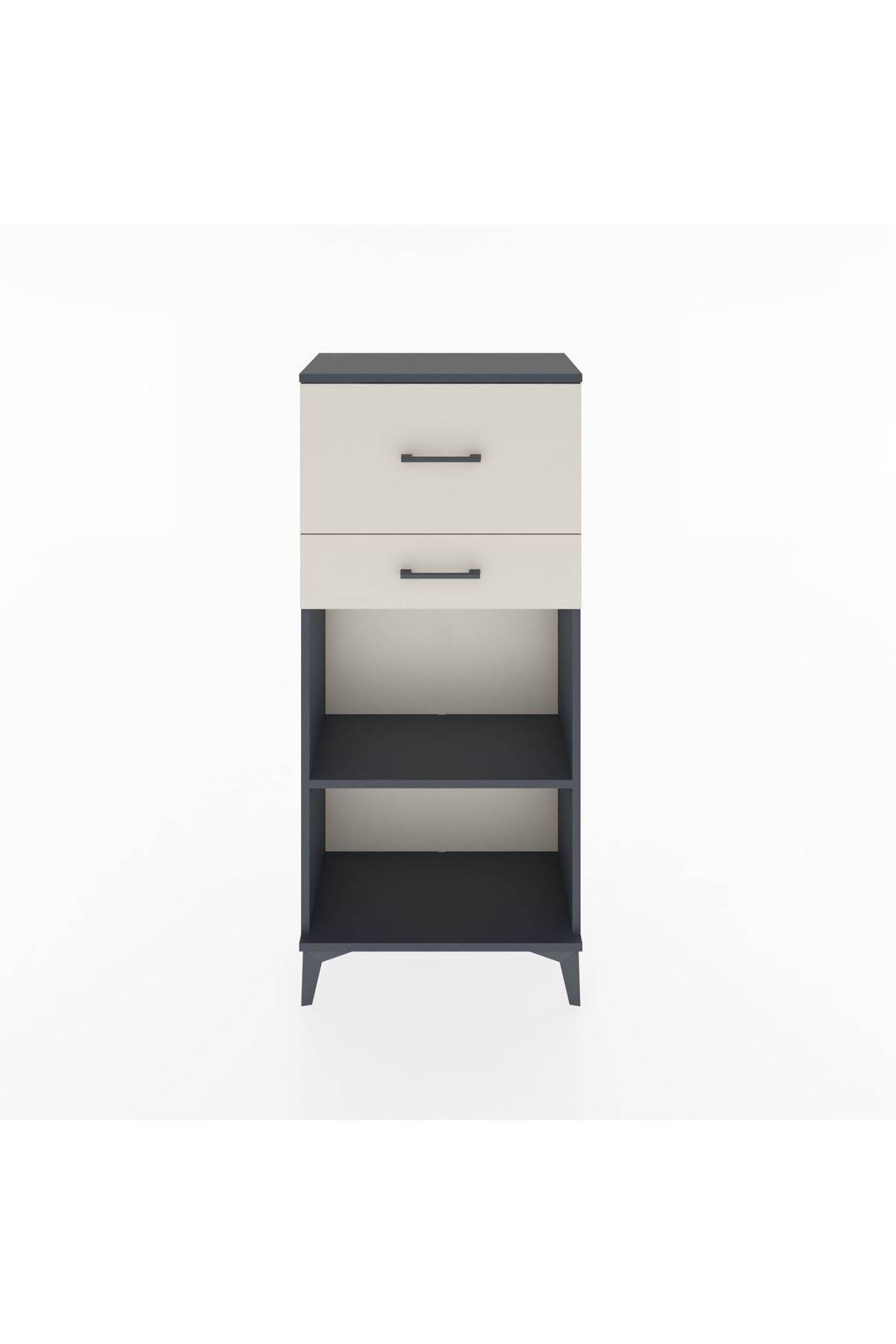 Hyperion Dolap Tek Raflı 2 Çekmeceli 60x44x134 - S50M022V4B