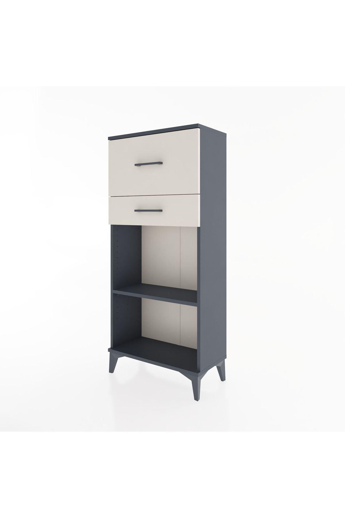 Hyperion Dolap Tek Raflı 2 Çekmeceli 60x44x134 - S50M022V4B