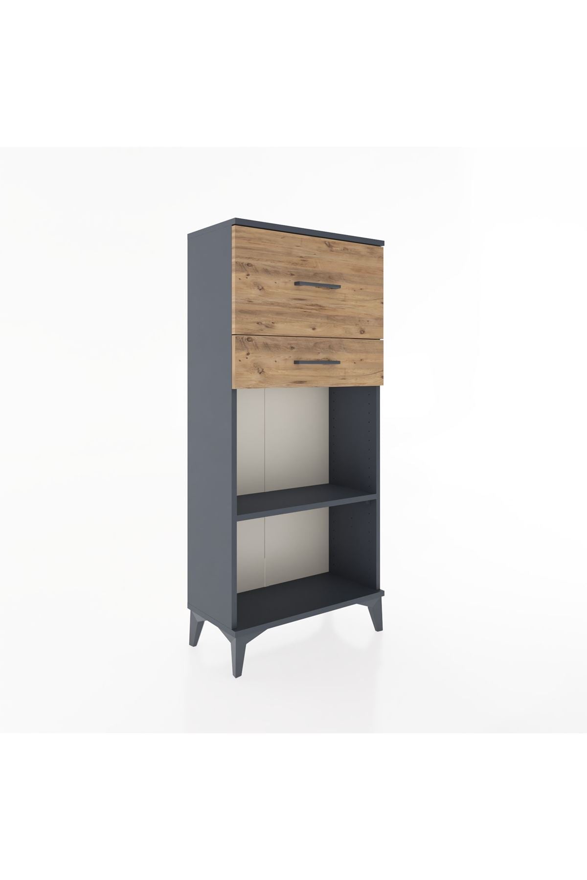 Hyperion Dolap Tek Raflı 2 Çekmeceli 60x44x134 - S50M022V6B