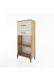 Hyperion Dolap Tek Raflı 2 Çekmeceli 60x44x134 - S50M022V7B