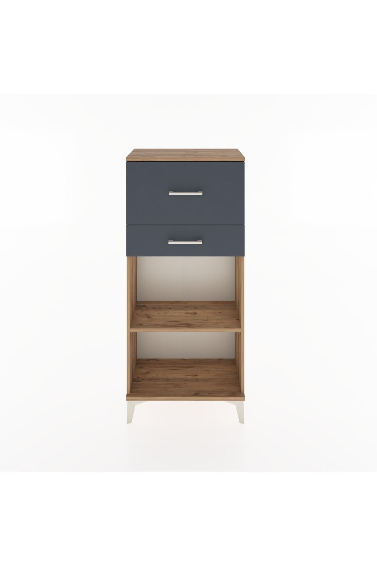 Hyperion Dolap Tek Raflı 2 Çekmeceli 60x44x134 - S50M022V8B