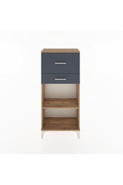 Hyperion Dolap Tek Raflı 2 Çekmeceli 60x44x134 - S50M022V8B