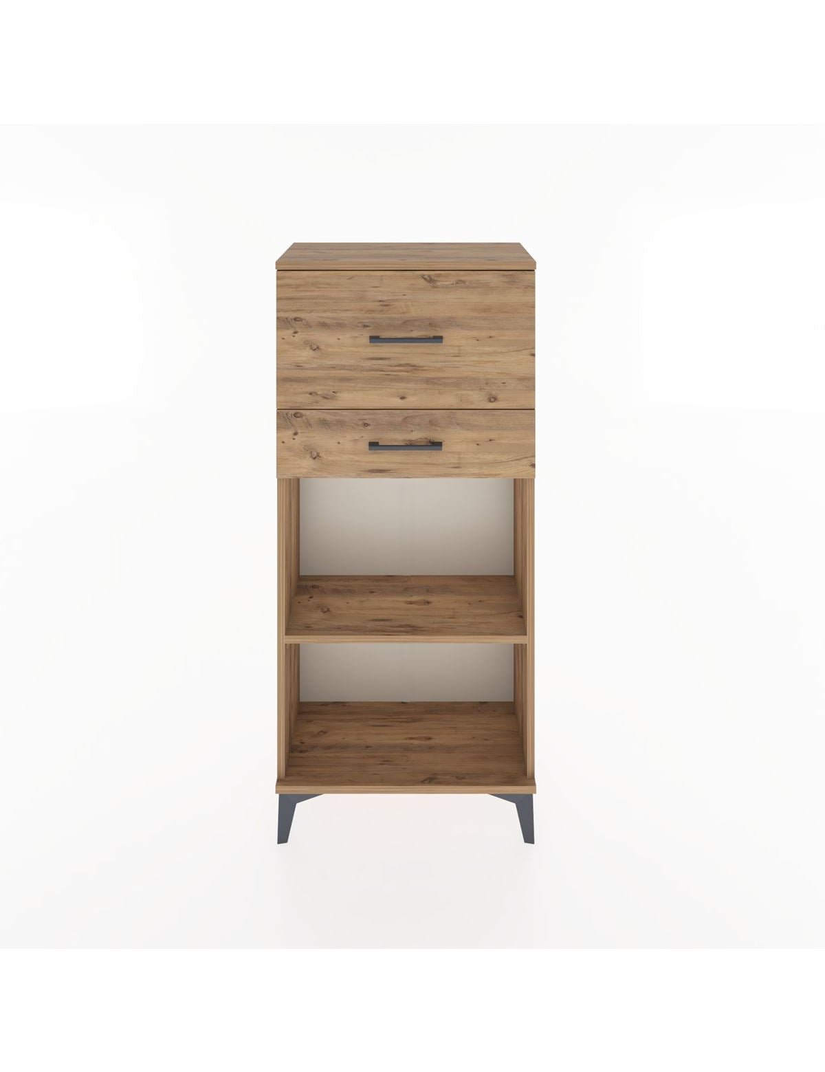 Hyperion Dolap Tek Raflı 2 Çekmeceli 60x44x134 - S50M022V9B