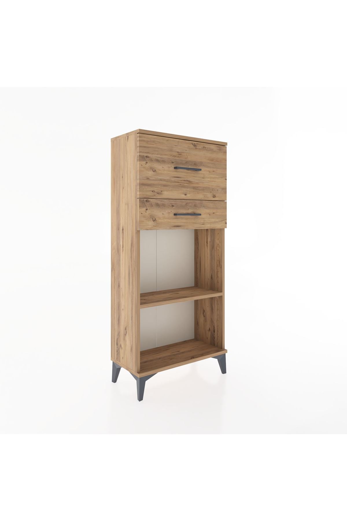 Hyperion Dolap Tek Raflı 2 Çekmeceli 60x44x134 - S50M022V9B