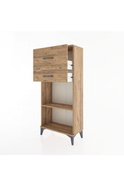 Hyperion Dolap Tek Raflı 2 Çekmeceli 60x44x134 - S50M022V9B