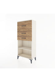 Hyperion Dolap Tek Raflı 3 Çekmeceli 60x44x134 - S50M023V3B