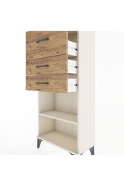 Hyperion Dolap Tek Raflı 3 Çekmeceli 60x44x134 - S50M023V3B