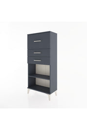 Hyperion Dolap Tek Raflı 3 Çekmeceli 60x44x134 - S50M023V5B