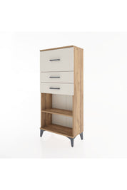 Hyperion Dolap Tek Raflı 3 Çekmeceli 60x44x134 - S50M023V7B