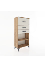 Hyperion Dolap Tek Raflı 3 Çekmeceli 60x44x134 - S50M023V7B