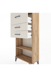 Hyperion Dolap Tek Raflı 3 Çekmeceli 60x44x134 - S50M023V7B