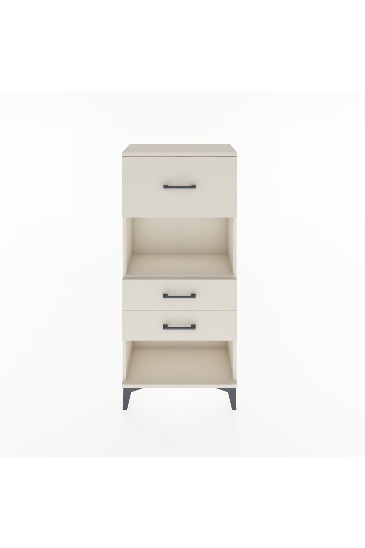 Hyperion Dolap Tek Raflı 3 Çekmeceli 60x44x134 - S50M024V1B