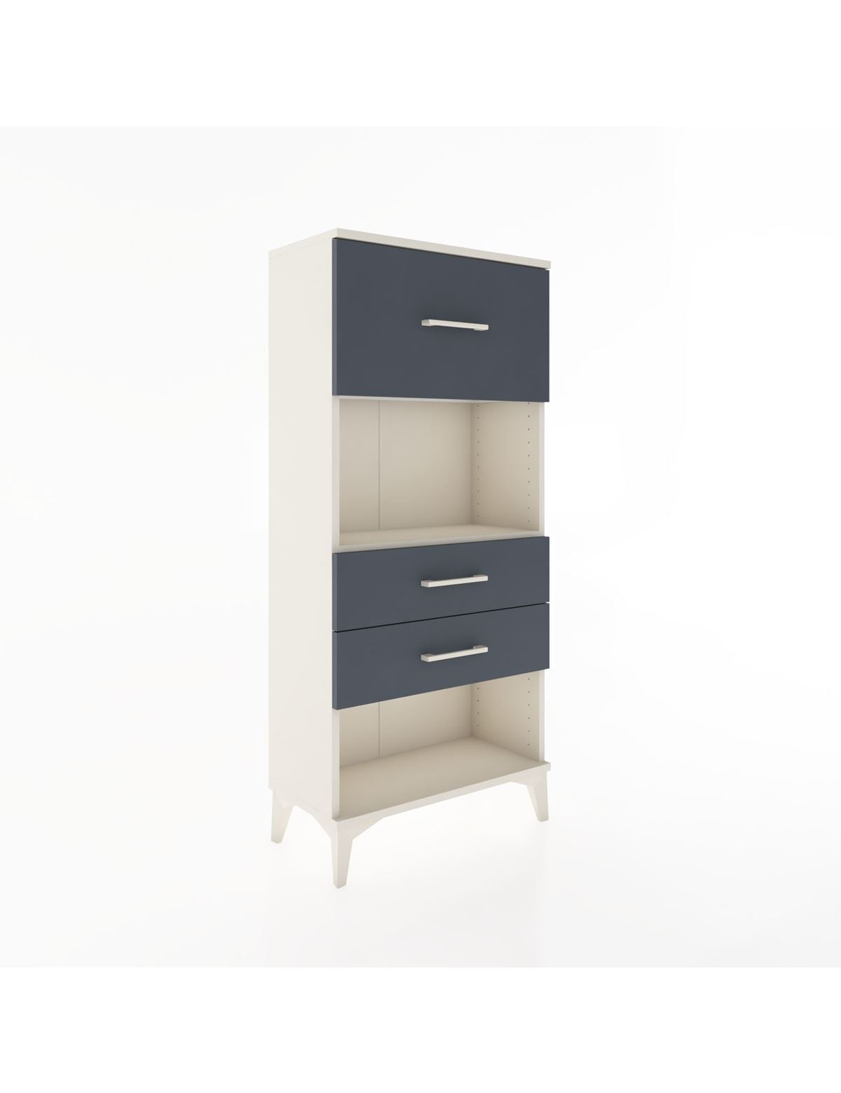 Hyperion Dolap Tek Raflı 3 Çekmeceli 60x44x134 - S50M024V2B