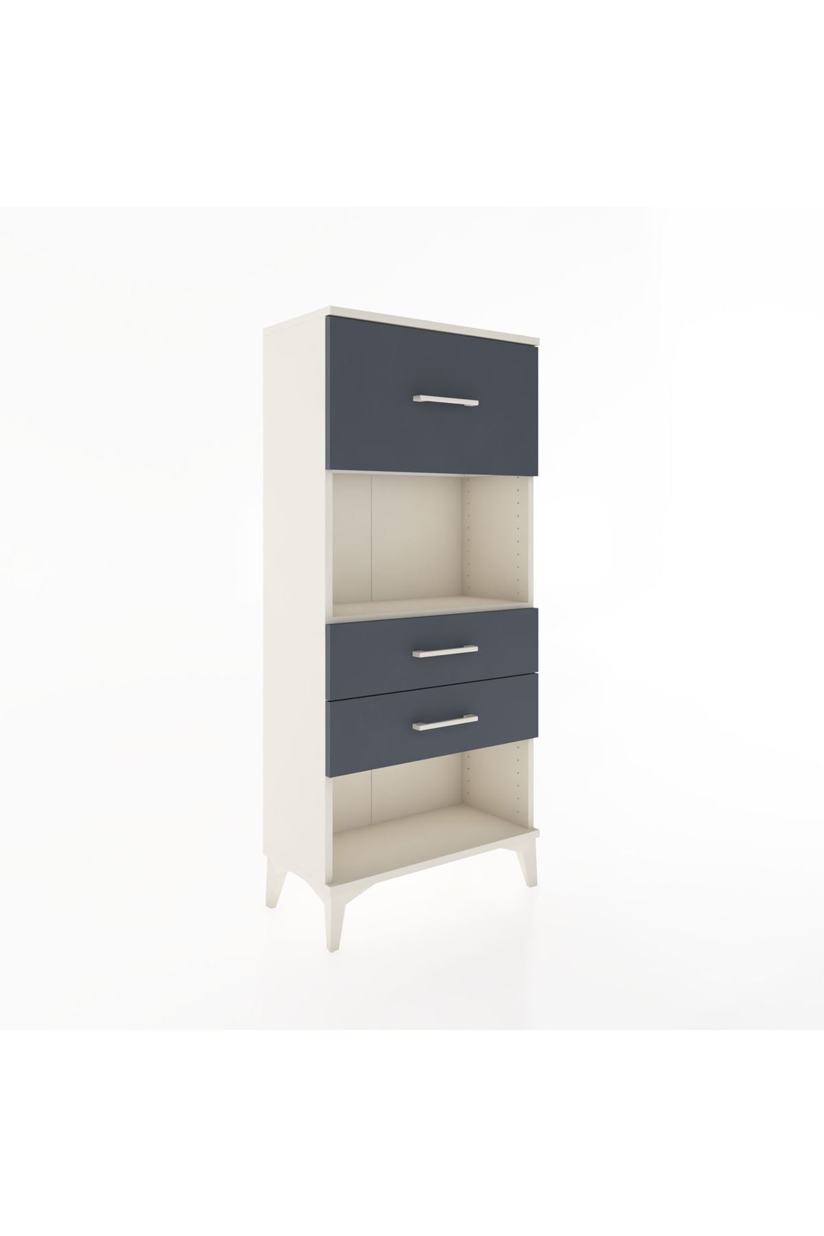 Hyperion Dolap Tek Raflı 3 Çekmeceli 60x44x134 - S50M024V2B