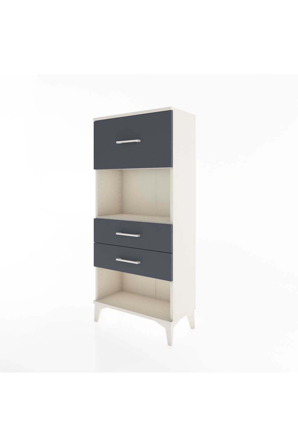 Hyperion Dolap Tek Raflı 3 Çekmeceli 60x44x134 - S50M024V2B
