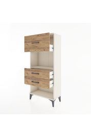 Hyperion Dolap Tek Raflı 3 Çekmeceli 60x44x134 - S50M024V3B