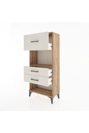 Hyperion Dolap Tek Raflı 3 Çekmeceli 60x44x134 - S50M024V7B
