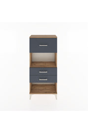 Hyperion Dolap Tek Raflı 3 Çekmeceli 60x44x134 - S50M024V8B
