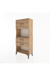 Hyperion Dolap Tek Raflı 3 Çekmeceli 60x44x134 - S50M024V9B