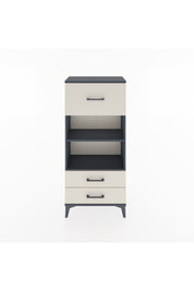 Hyperion Dolap 2 Raflı 3 Çekmeceli 60x44x134 Antrasit-Aytaşı