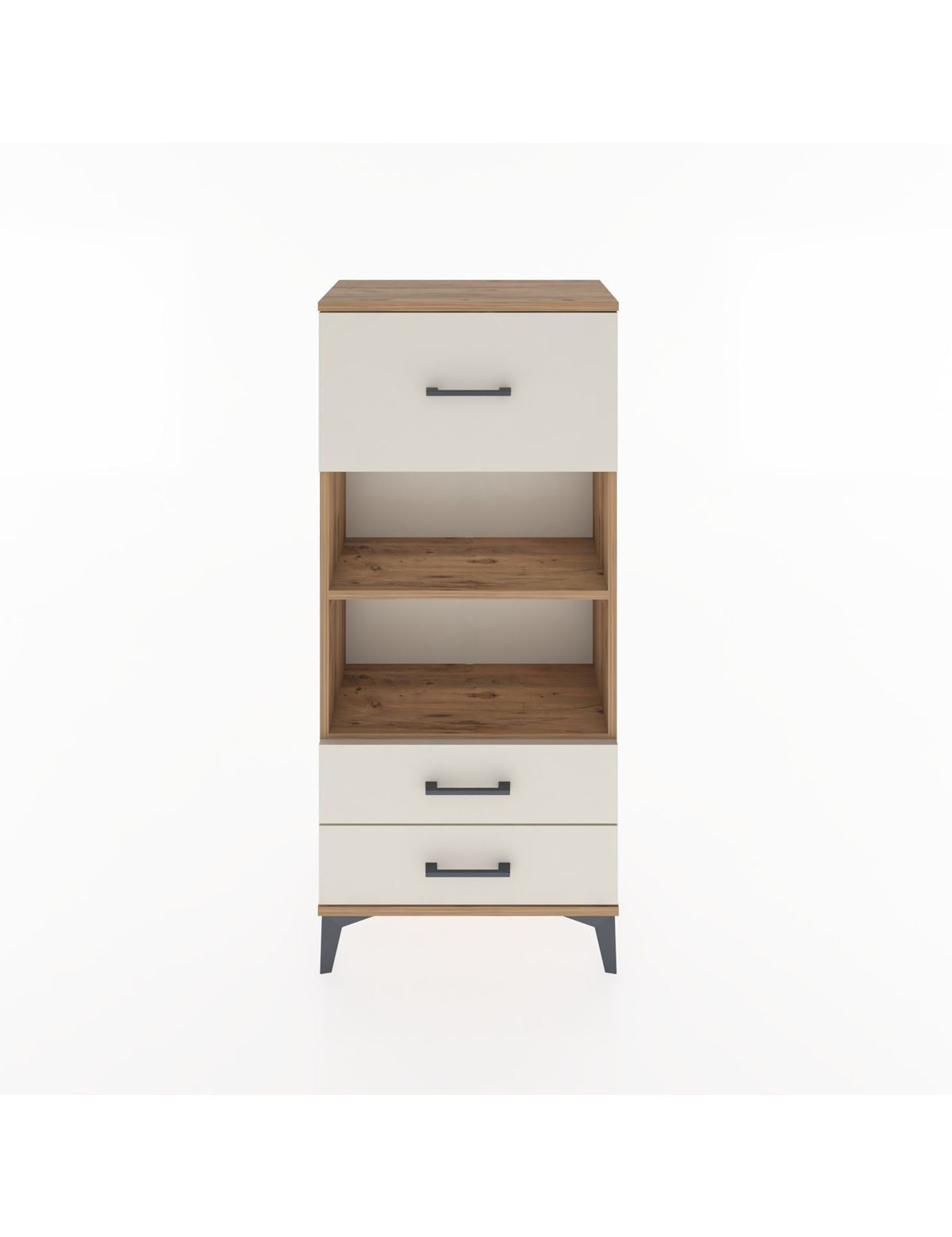 Hyperion Dolap 2 Raflı 3 Çekmeceli 60x44x134 Çam-Aytaşı