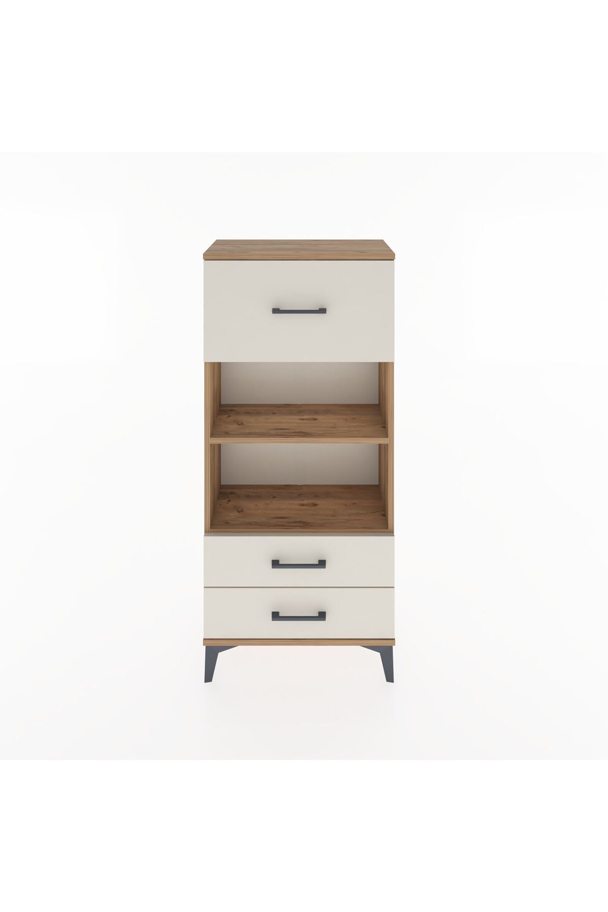 Hyperion Dolap 2 Raflı 3 Çekmeceli 60x44x134 Çam-Aytaşı