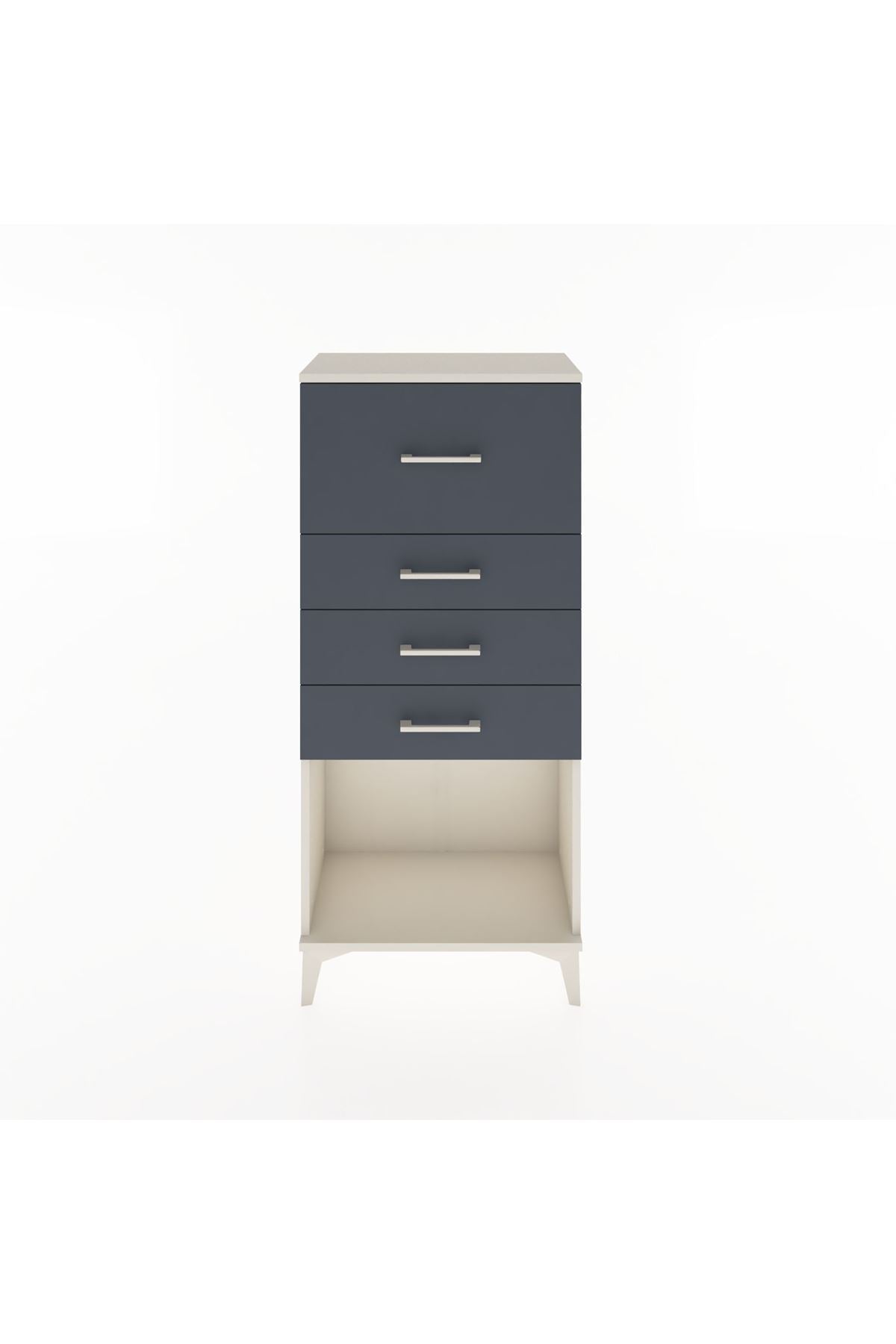 Hyperion Dolap 4 Çekmeceli 60x44x134 Aytaşı-Antrasit