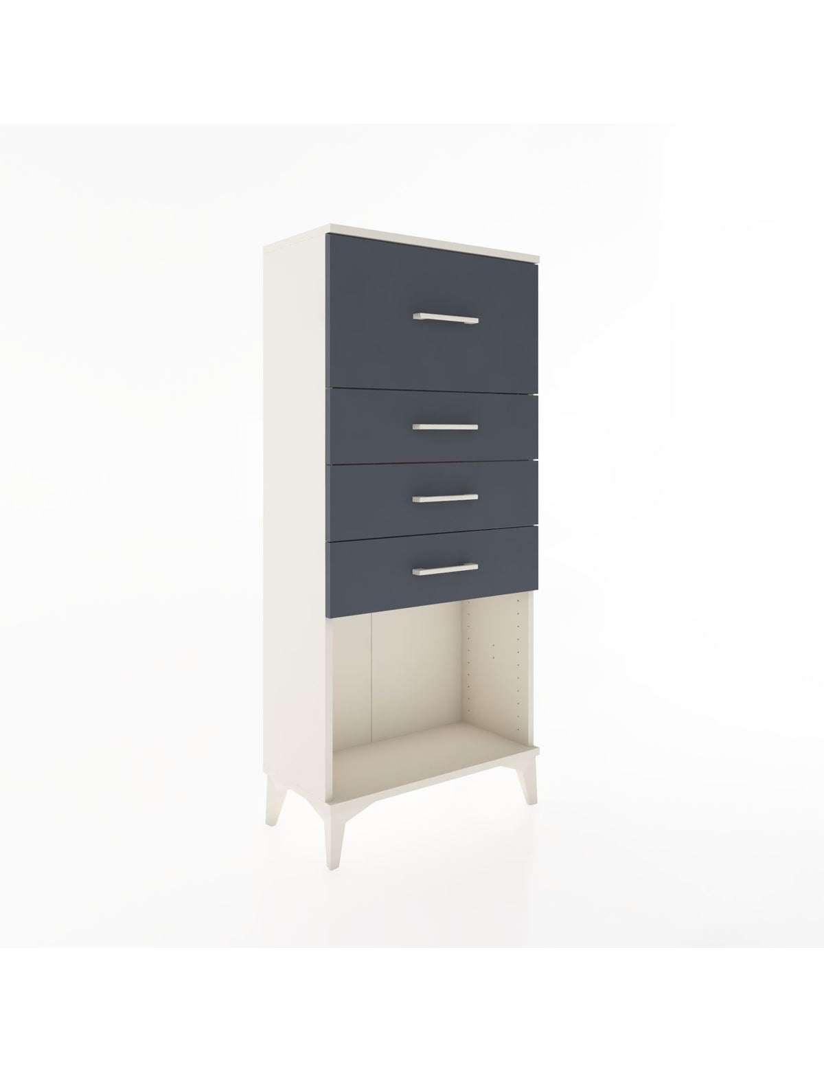 Hyperion Dolap 4 Çekmeceli 60x44x134 Aytaşı-Antrasit
