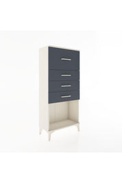 Hyperion Dolap 4 Çekmeceli 60x44x134 Aytaşı-Antrasit
