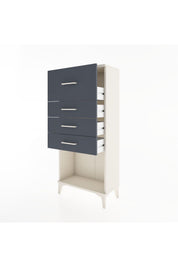 Hyperion Dolap 4 Çekmeceli 60x44x134 Aytaşı-Antrasit